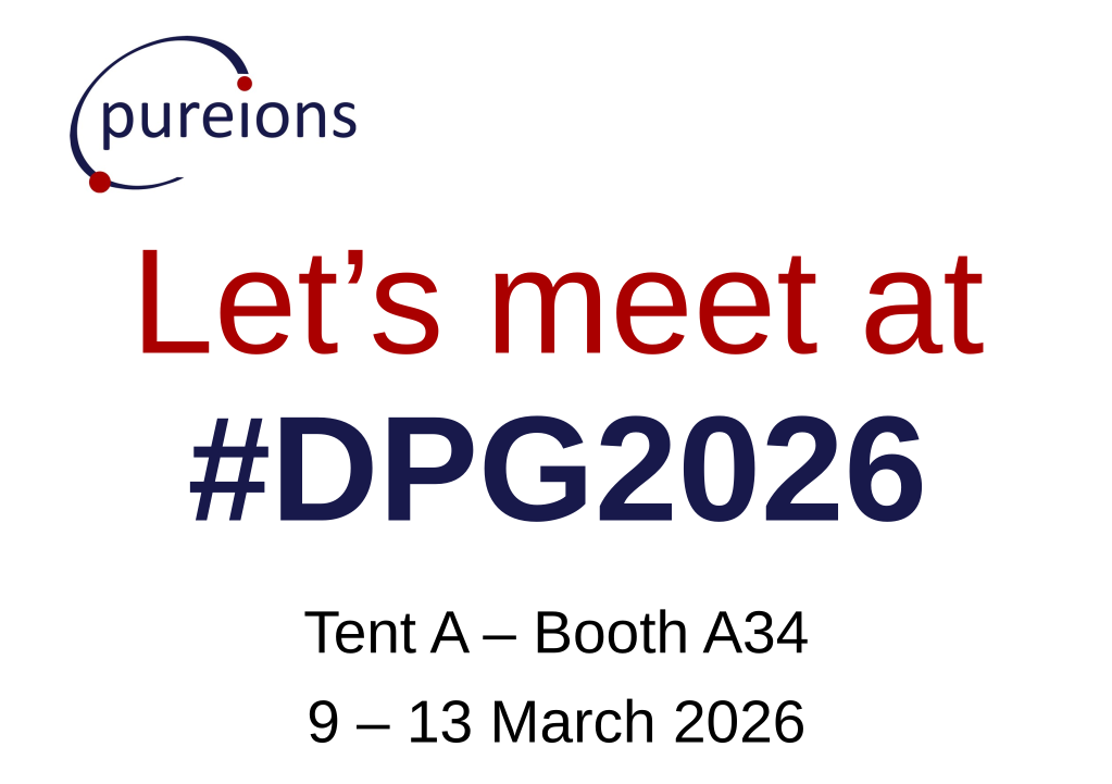 Treffen Sie uns auf der DPG 2026, Zelt A, Stand A34, 9.–13. März 2026