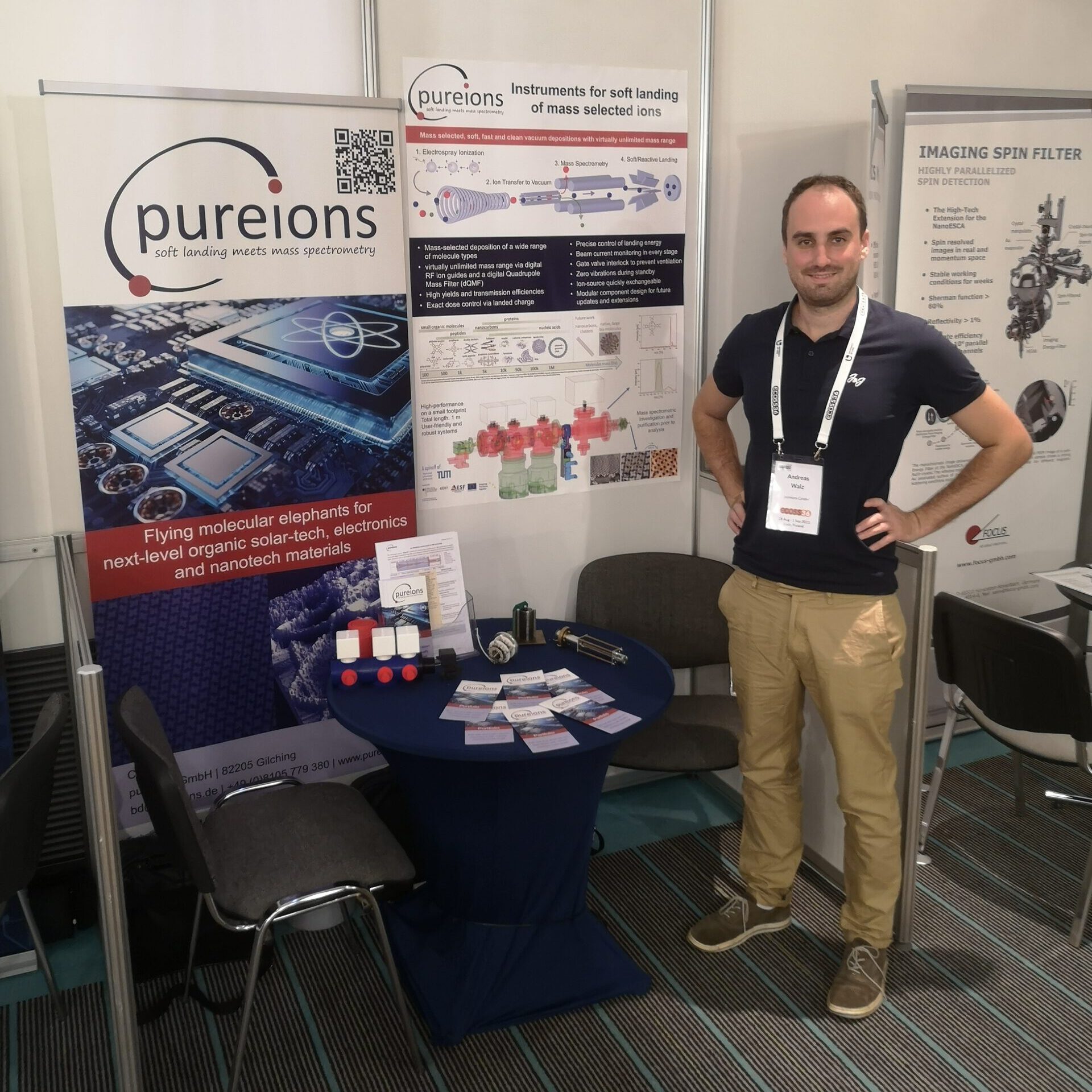 pureions-Messestand auf der ECOSS 36 in Łódź